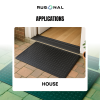 Rubber coin Stud roll & tiles matting