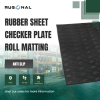 Rubber Sheet Checker Plate Roll Matting With & Without Bevel