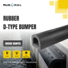 Rubber D-type bumper