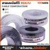 สายเคเบิลทีวี RG-6/U ขนาด 100 เมตร Bewon