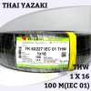 สายไฟ THW IECO1 YAZAKI 1x16 ตร.มม. 100 ม.