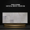 Pool Stone - Crystal white 10x10 cm