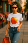 Tricot (COMME des GARCONS) - Orange T-shirt - M (Asia)