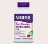 Natrol Fast Dissolve Melatonin 1 / 5 / 10 mg, Melatonin  90 Strawberry- เมลาโทนิน เม็ดอม