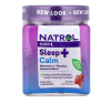 Natrol Sleep+ Calm Melatonin Gummies Strawberry Flavor, 60 Gummies