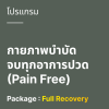 โปรแกรมกายภาพบำบัด จบทุกอาการปวด (Pain Free)