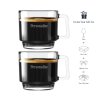 Stack Noir Coffee Mug ชุดแก้วกาแฟ 2 ใบ พร้อมสลักรวมชุดกล่อง
