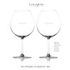 Gifts Lucaris Burgundy x2
