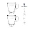 Caffé Americano Mug ชุดแก้วกาแฟ 2 ใบ พร้อมสลักรวมชุดกล่อง