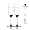 Lucaris Champagne Bangkok Bliss ชุดแก้วไวน์ 2 ใบ พร้อมสลักรวมชุดกล่อง
