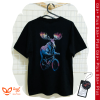 นิลลplus เสื้อยืดคอกลม T-shirt เสื้อยืดพิมพ์ลาย Moose rider (DTG) ผ้าคอตตอน 100% เสื้อยืดแฟชั่น