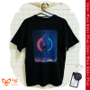 นิลลplus เสื้อยืดคอกลม T-shirt เสื้อยืดพิมพ์ลาย Neon man dance ผ้าคอตตอน 100% เสื้อยืดแฟชั่น