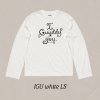 IGU White LS Tee