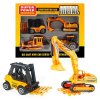 Mainan anak Diecast 1 set kendaraan kontruksi alat berat kado hadiah ulang tahun