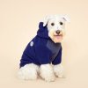 FLOT FLUFFY FLEECE BEAR HOODIE NAVY เสื้อผ้าสัตว์เลี้ยง หมา แมว