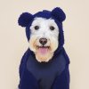 FLOT FLUFFY FLEECE BEAR HOODIE NAVY เสื้อผ้าสัตว์เลี้ยง หมา แมว