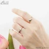 รูปมือ แหวนเพชรคู่ PD6951 & PD512