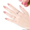 รูปมือ แหวนเพชรคู่ WD423 & WD541
