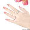 รูปมือ แหวนเพชรคู่ WD538 & WD601