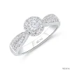 ND236 Halo Diamond Ring