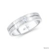 ND355 Single Diamond Ring