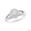 ND365 3D Halo Diamond Ring