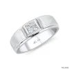 ND404 Single Diamond Ring