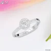 ND440 Halo Diamond Ring