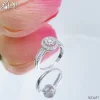 ND457 Halo Diamond Ring