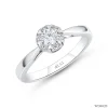 ND4820 Halo Diamond Ring