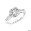 ND505 Halo Diamond Ring