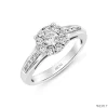 ND517 Halo Diamond Ring