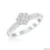 ND5281 Halo Diamond Ring