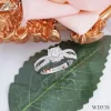 ND538 Halo Diamond Ring