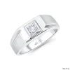 ND542 Single Diamond Ring