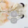 ND590 Halo Diamond Ring