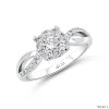 ND613 Halo Diamond Ring