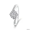 ND621 Halo Diamond Ring