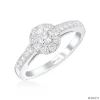 ND6351 Halo Diamond Ring