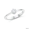 ND637 Single Diamond Ring