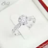 ND656 Halo Diamond Ring