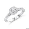 ND723 Halo Diamond Ring