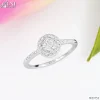 ND753 Halo Diamond Ring