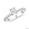 WD782 แหวนเพชร Oval GIA 0.30 CT