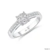 ND919 Halo Diamond Ring