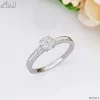 ND919 Halo Diamond Ring