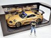 Toyota Supra GT300 (A80) Gold + Figure Mr. Nagata D