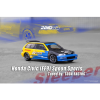 Honda Civic (EF9) Spoon Livery Tuned by *Tods Racing Japan*, yellow/blue