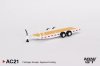 Car Hauler Trailer White