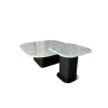 CENTERTABLE MJHOMEDESIGNS TB1422 L90XH32 CM + L45XH43 CM BLACK/GRAY